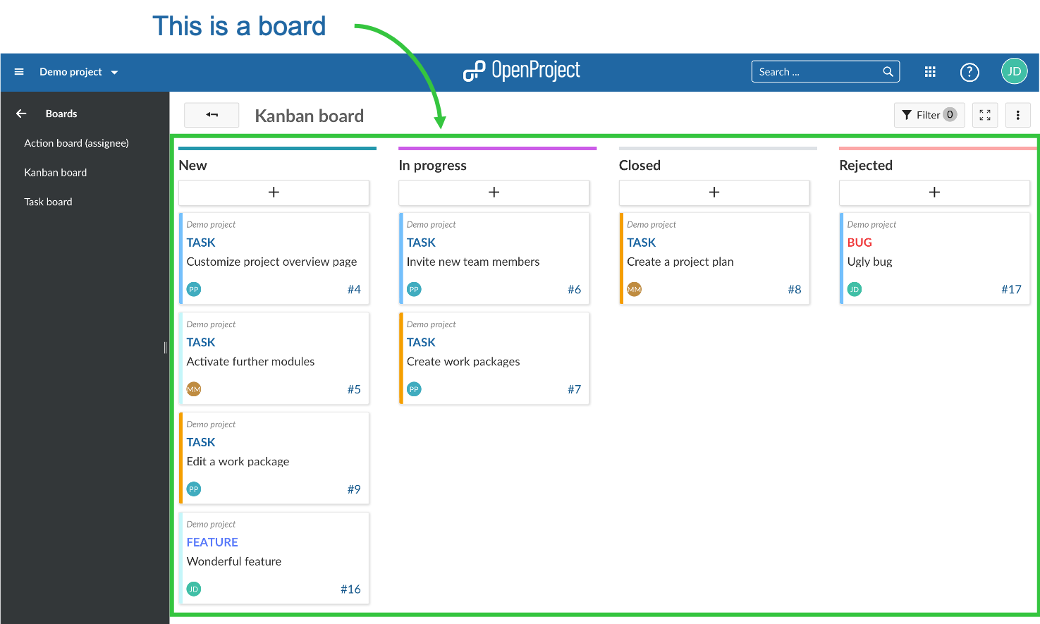 openproject-board-overview