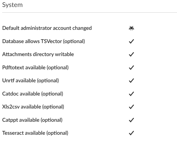 system information