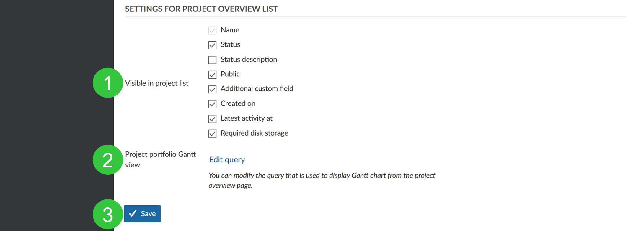 settings-for-project-overview-list