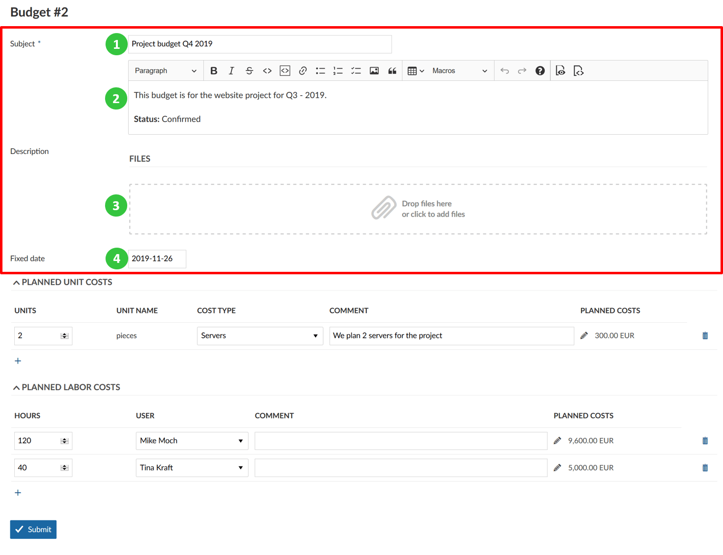 Budgets-details