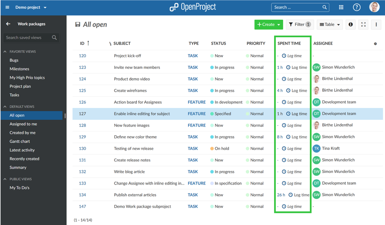 time-log-work-package