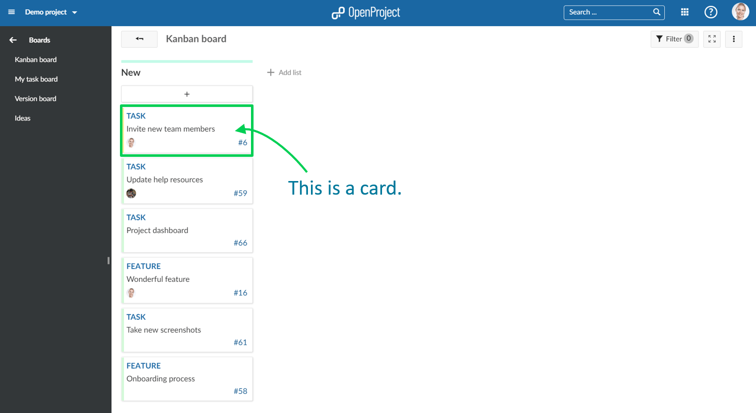 OpenProject-Boards_cards