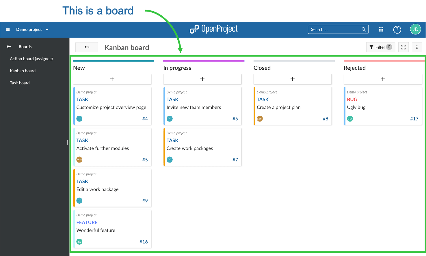 openproject-board-overview