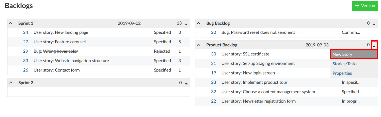 User-guide-backlogs-new-story