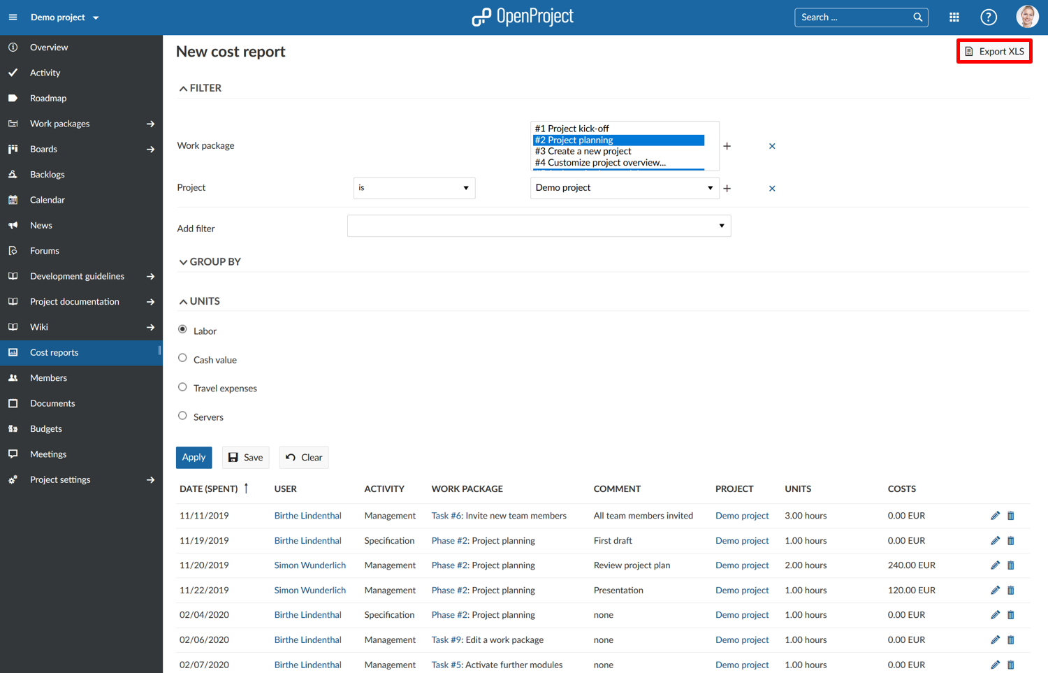 User-guide-cost-reports-export