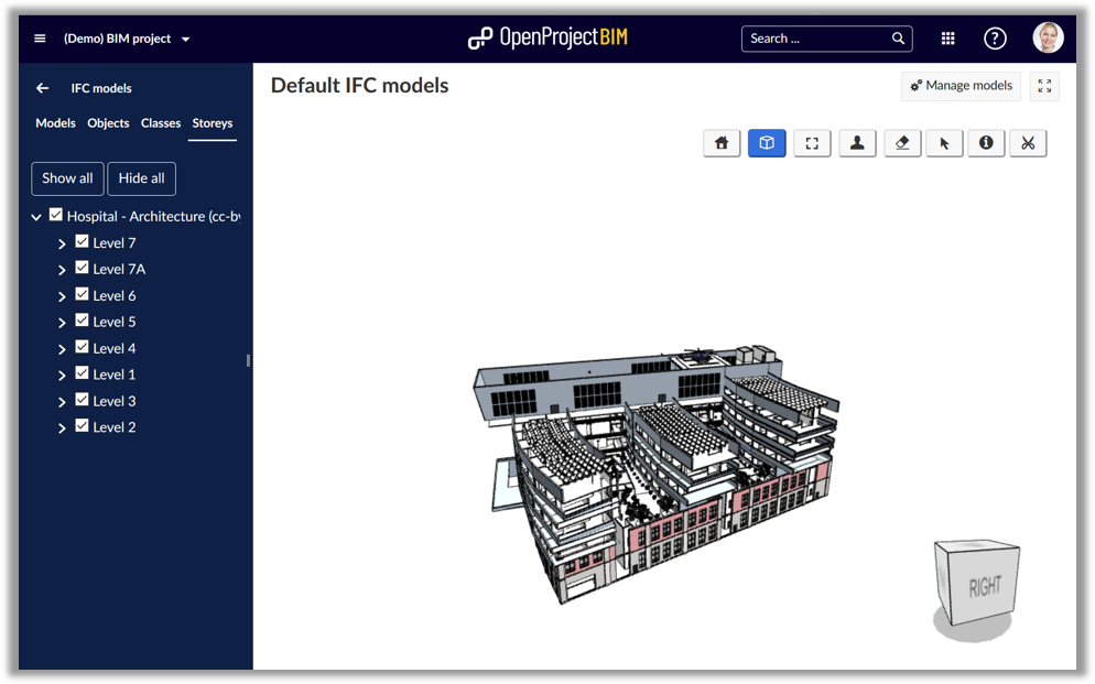 OpenProject-BIM_IFC-viewer