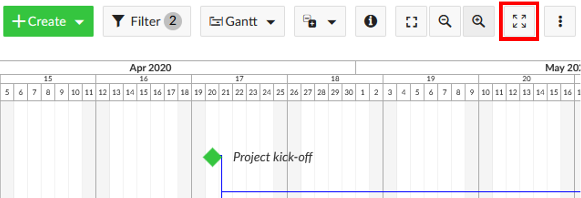 zen-mode-Gantt-chart