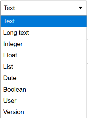 custom fields format