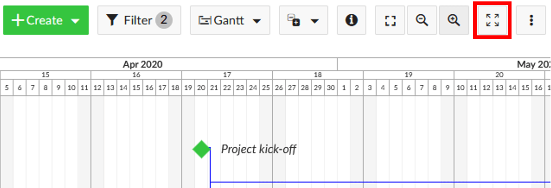 zen-mode-Gantt-chart