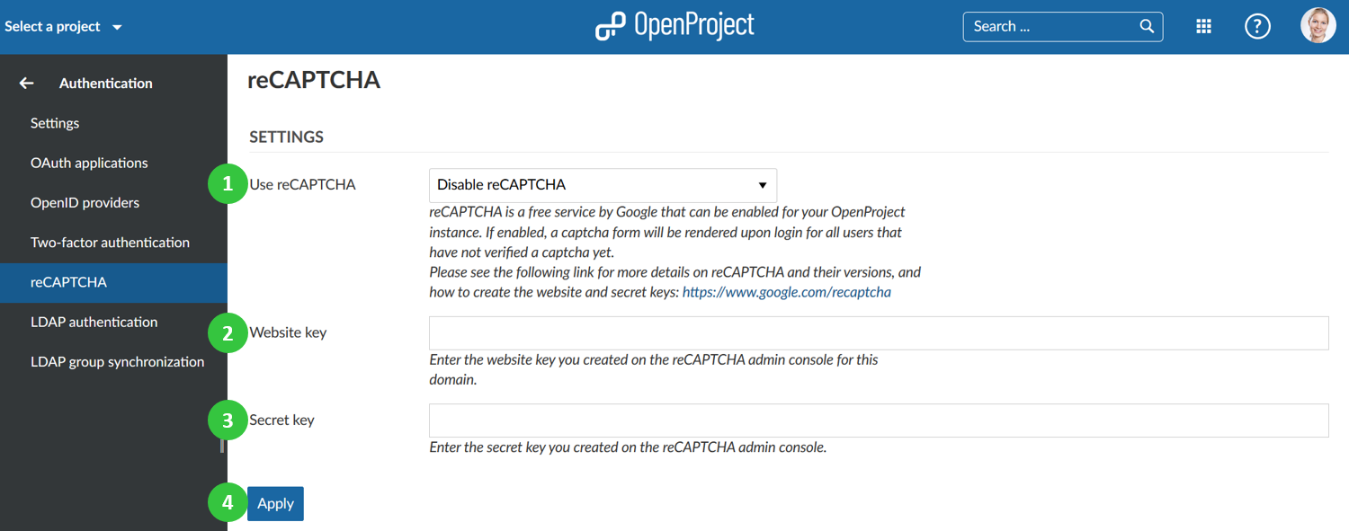 Sys-admin-authentication-recaptcha